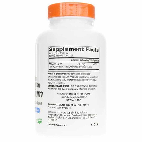 High Absorption Chelated Magnesium, DRB